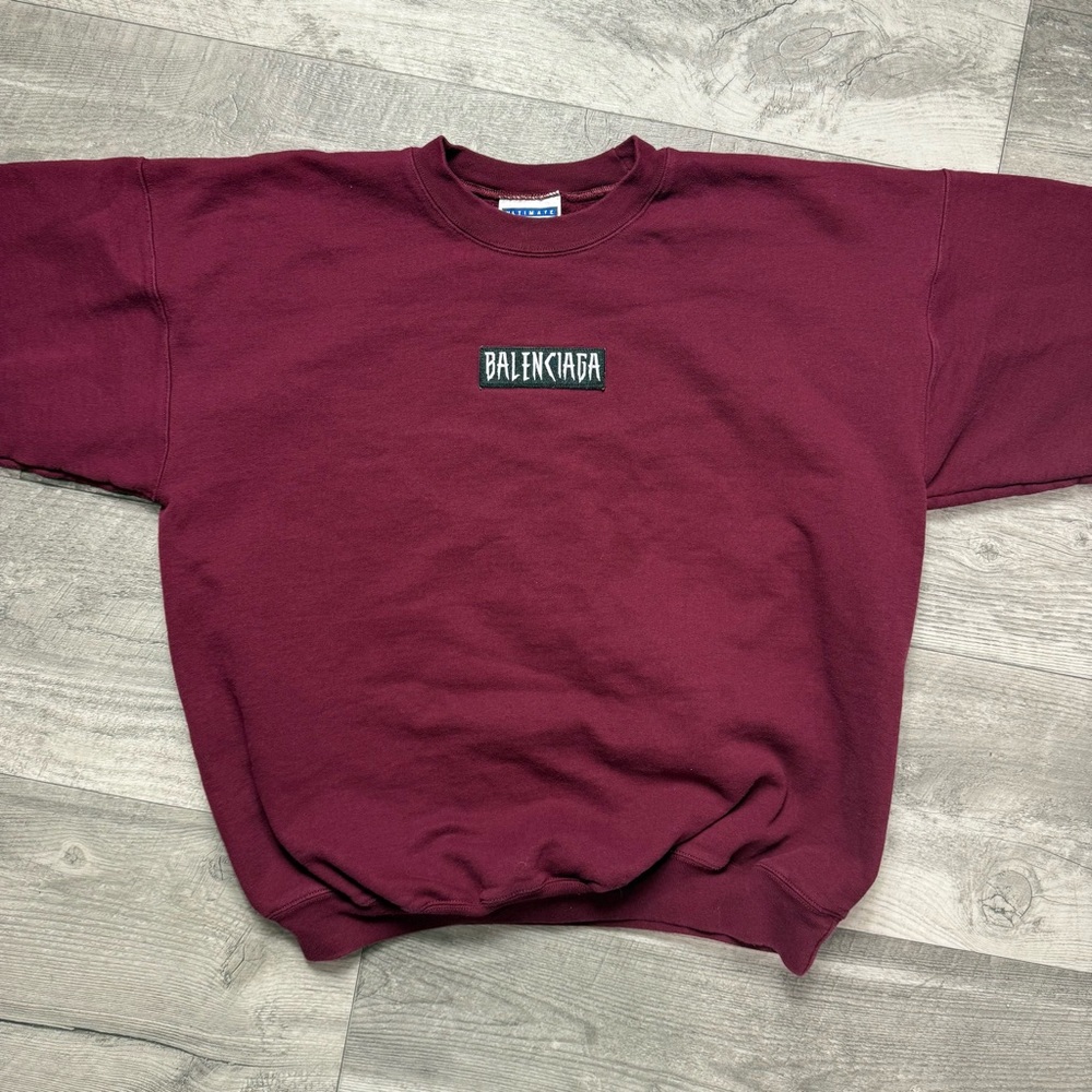 Hanes Red Sweatshirt Comfortable Cotton Blend